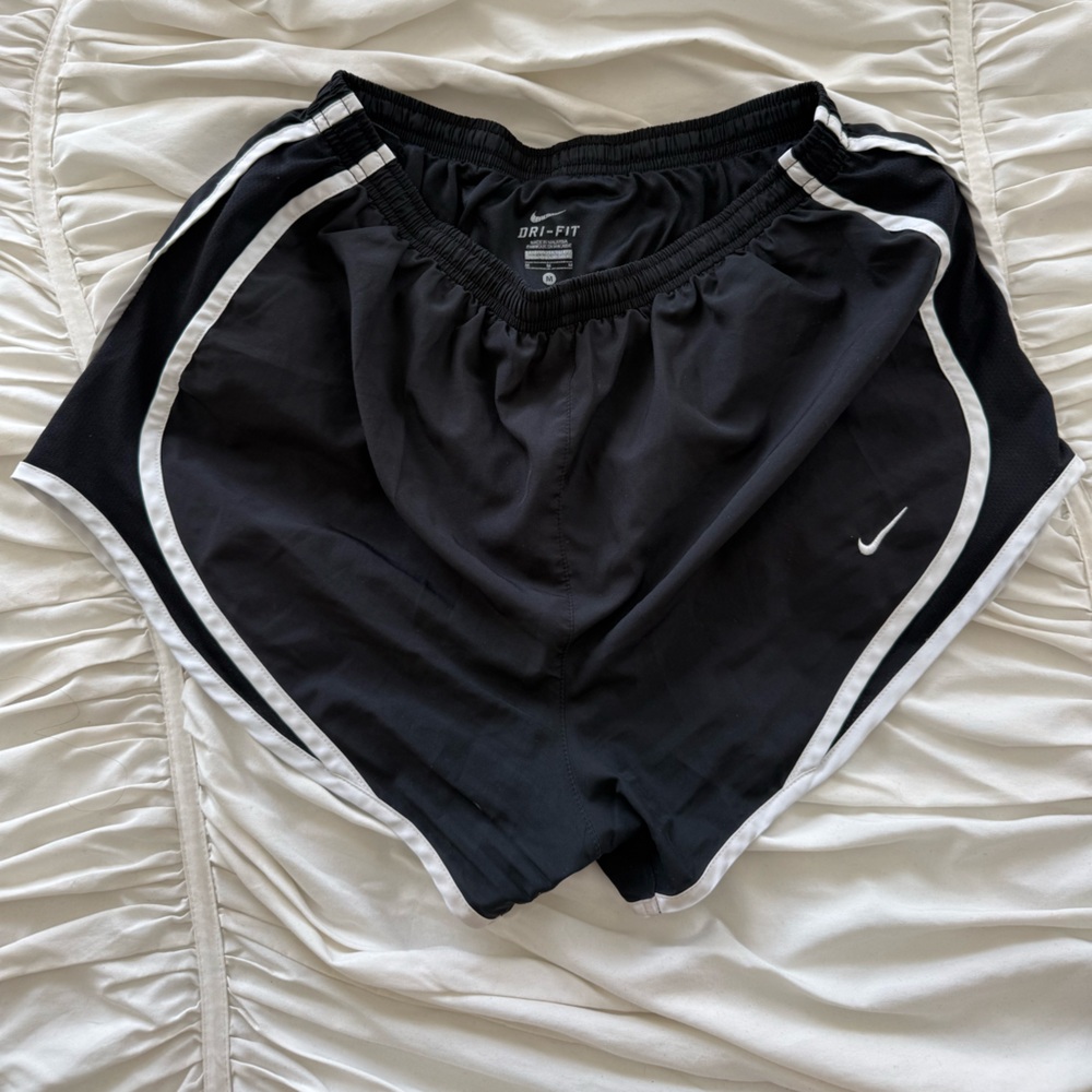 Nike Black and White Running Shorts